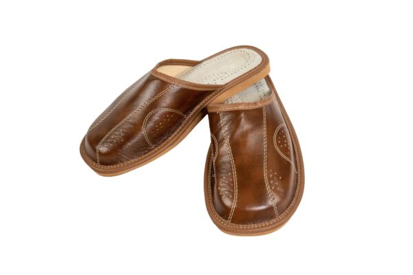 Men's Slippers - Dark brown slippers