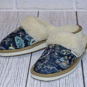 Ladies' slippers - Slippers for winter with fur