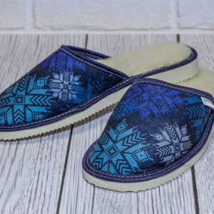 Men's slippers - Blue slippers