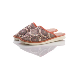 Pantofle Damskie - Kapcie pomarańcz