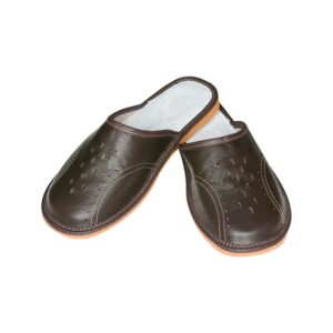 Men's slippers - Slippers in genuine leather